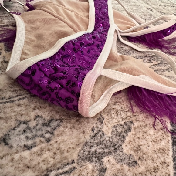 Purple Sequin Kids Costume Set - Picture 6 of 6